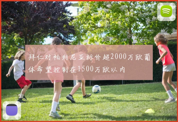 拜仁对帕利尼亚标价超2000万欧葡体希望控制在1500万欧以内